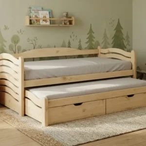 BRADOP Borovicová dvojpostel L915 IVANKA přírodní Finální Výprodej