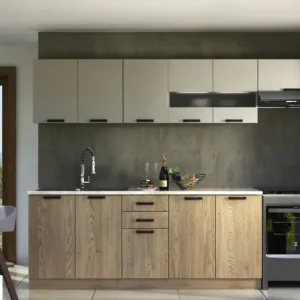 Kuchyňská sestava Perla 260, dub creme/kašmír Ověřený