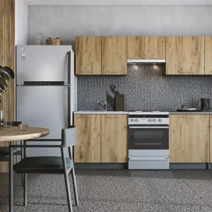 Vysoce Kvalitní Kuchyňská sestava DARIA 240 antracit/dub craft