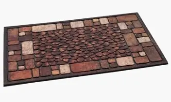 Nejprodávanější Rohožka Ecomat MP 017 St Croix Brown, rozměr 40x60 cm