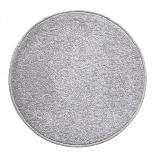 Levný Eton šedý koberec kulatý - průměr 80 cm