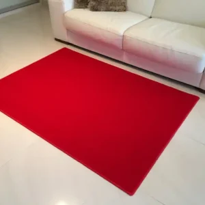 Levný Kusový červený koberec Eton - 140x200 cm