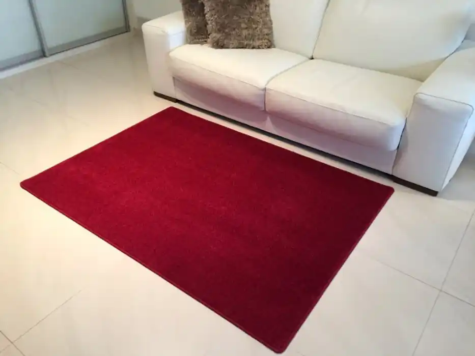 Autentický Kusový vínově červený koberec Eton - 120 x 160 cm