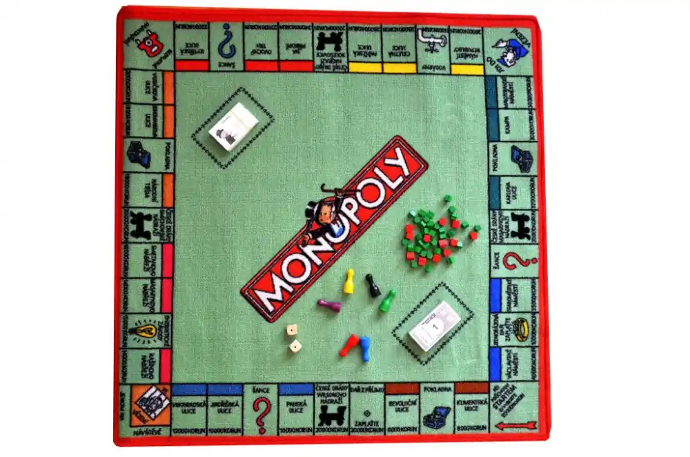Výhodná Nabídka Dětský koberec Monopoly