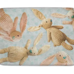Značkový Dětský koberec Ultra Soft Králík modrý - 60x110 cm