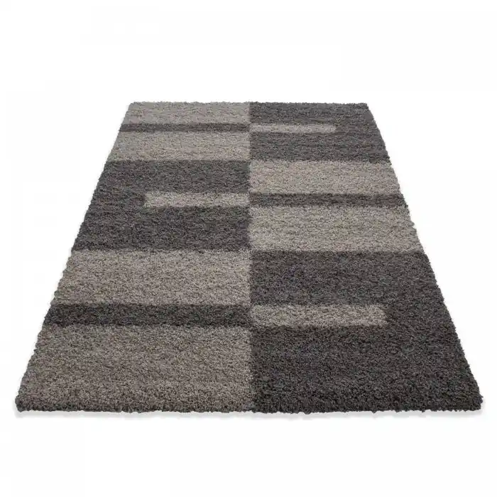 Akční Cena Kusový koberec Gala shaggy 2505 taupe - 100 x 200 cm