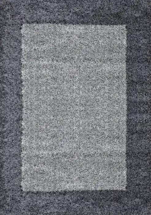 Kusový koberec Life Shaggy 1503 grey - 80 x 150 cm Nejprodávanější