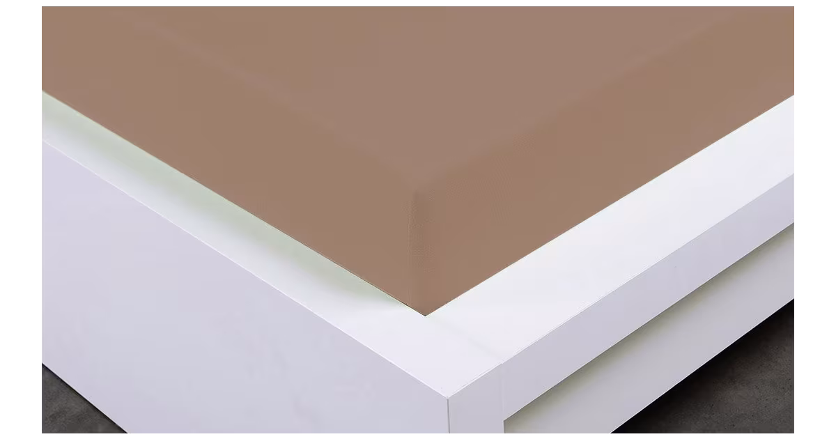 JERSEY PROSTĚRADLO Exclusive 200x220 - kávové Nízká Cena