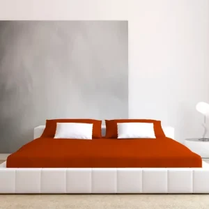 JERSEY PROSTĚRADLO 180x200cm - mahagonové Rychlé Dodání