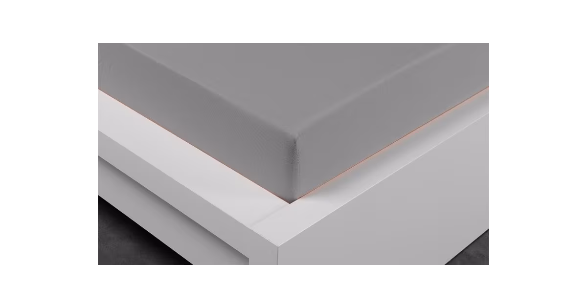JERSEY PROSTĚRADLO TOP Q 180x200cm - světle šedé Horká Nabídka