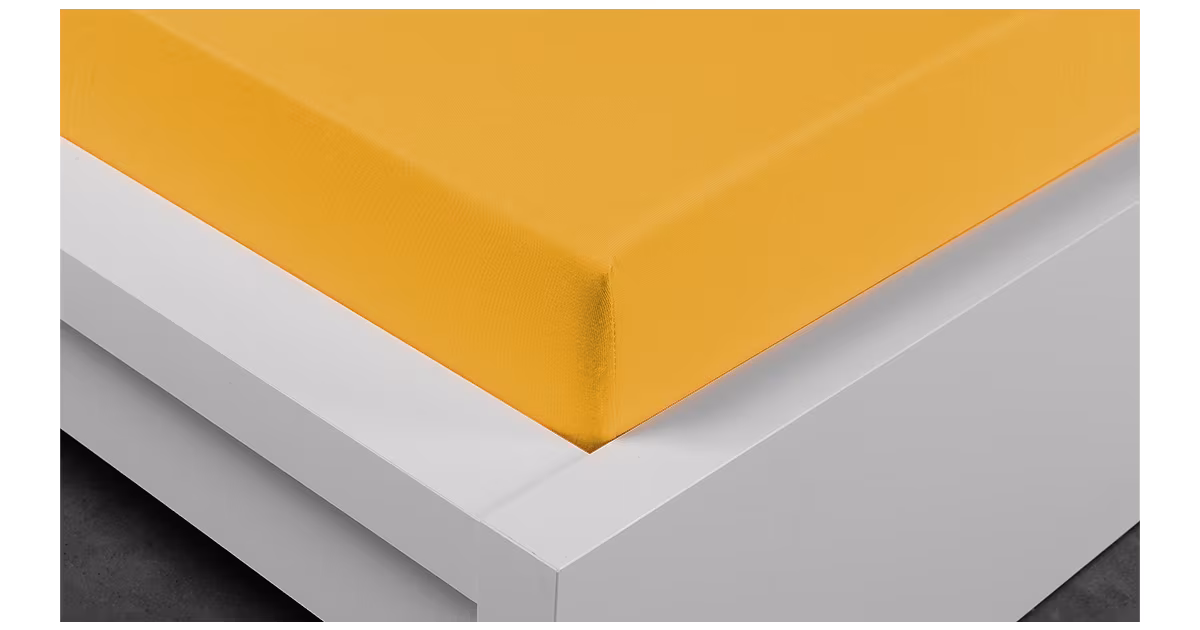JERSEY PROSTĚRADLO TOP Q 90x200cm - banánové Levný