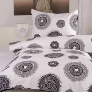 Výprodej KREPOVÉ POVLEČENÍ Exclusive - Amanda bílo-černá