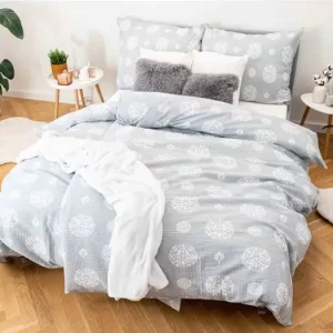Levný Krepové povlečení Exclusive - Mandala šedá