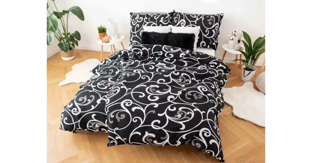 Must-Have Krepové povlečení Exclusive – Orient černá