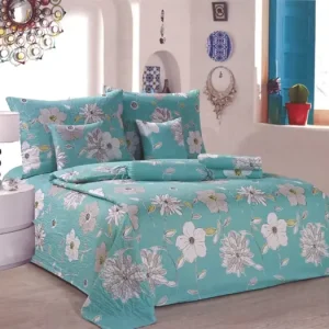 Super Cena KREPOVÉ POVLEČENÍ FLEURETA - na 2 postele + prostěradlo zdarma