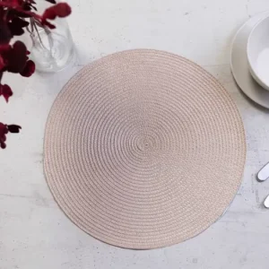 Koupit Online Kulaté prostírání 35 cm - Sandra béžová
