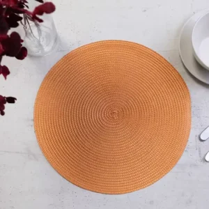 Výprodej Kulaté prostírání 35 cm - Sandra oranžová
