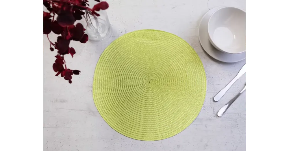 Odeslání Ihned Kulaté prostírání 35 cm - Sandra světle zelená
