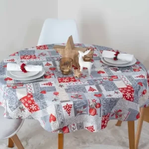 Kulatý vánoční ubrus Ø 140 cm – Merry Christmas Nejprodávanější