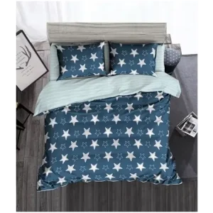 Speciální Cena Ložní oboustranné povlečení STARS BLUE