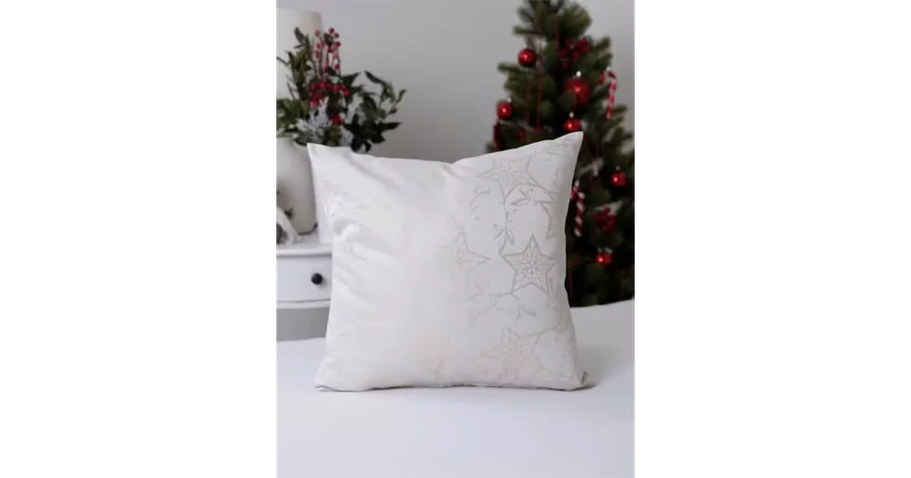 Lurexový Vánoční povlak na polštář Sváteční kouzlo - 40 × 40 cm Přímo Od Výrobce