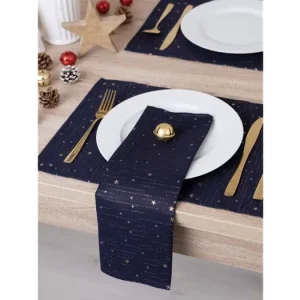 Nejlepší Cena Lurexový Vánoční ubrousek Třpytivá elegance - 40 × 40 cm