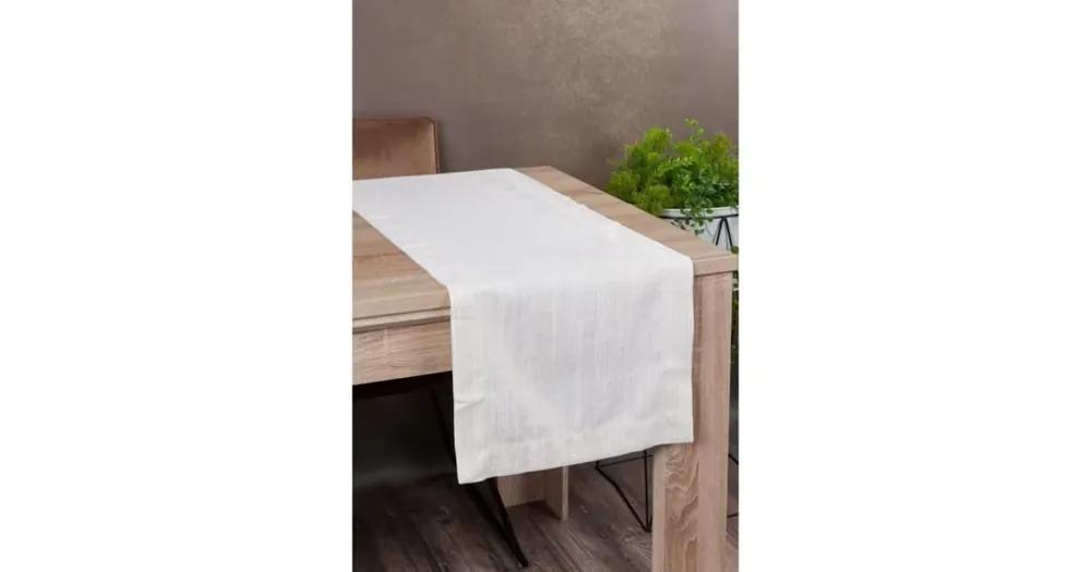 Sezónní Sleva Luxusní běhoun na stůl Zoja ažur 40 × 200 cm - krémová/zlatá