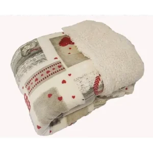 LUXUSNÍ DEKA MIKROPLYŠ s beránkem - Winter dream Kup Teď