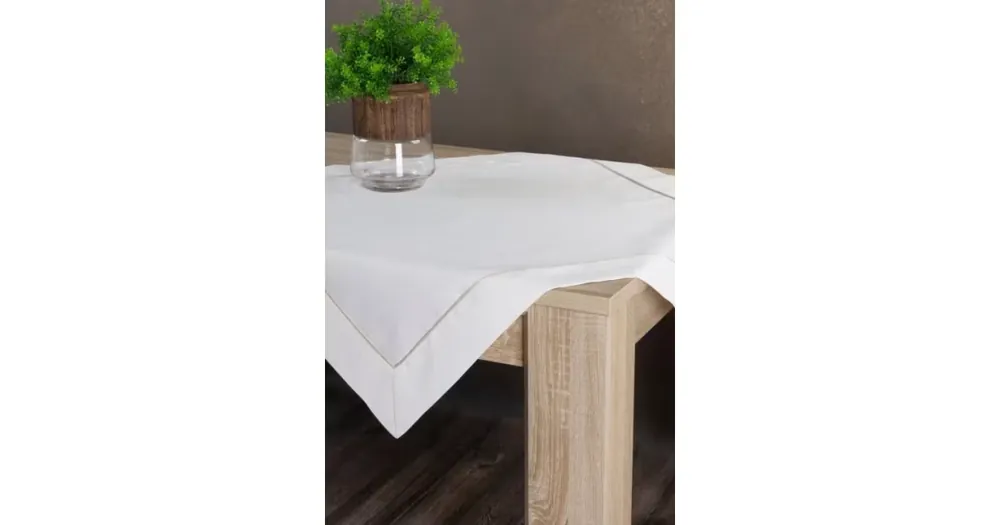 Jen Po Omezenou Doba Luxusní ubrus Blanka ažur 85 × 85 cm - krémová/zlatá
