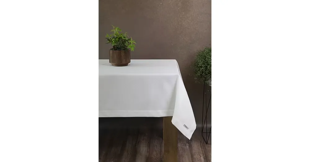 Luxusní ubrus Ellen lurex 140 × 220 cm - bílá/stříbrná Super Cena