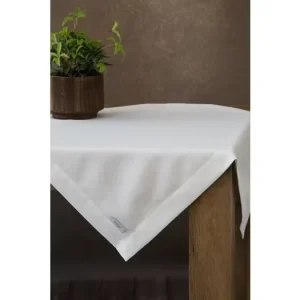 Luxusní ubrus Ellen lurex 85 × 85 cm - bílá/stříbrná Nová Kolekce