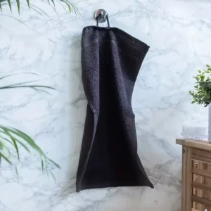 Malý froté ručník 30 × 50 cm ‒ Classic černý Vysoce Kvalitní