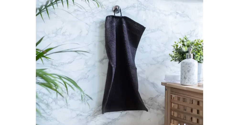 Malý froté ručník 30 × 50 cm ‒ Classic černý Vysoce Kvalitní