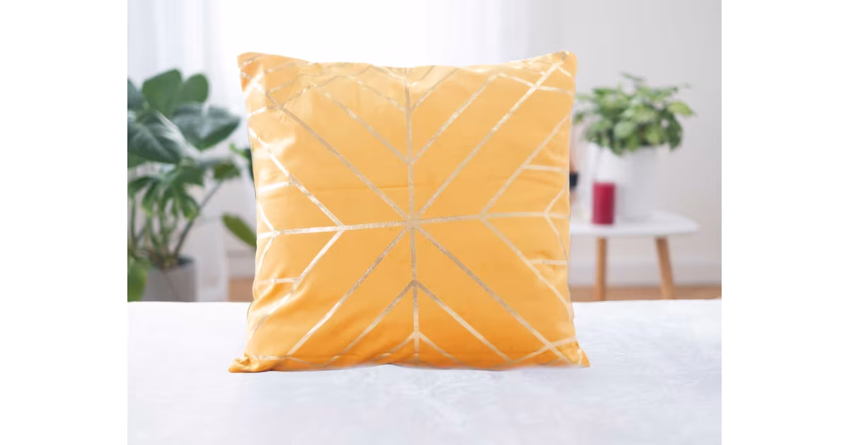 Přímo Od Výrobce Mikroplyšový povlak na polštář 45 × 45 cm - Golden 2