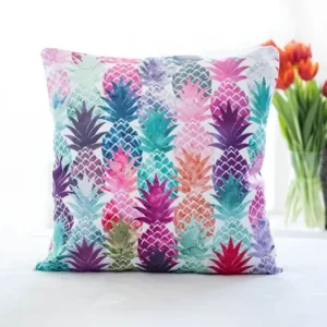 Mikroplyšový povlak na polštářek 45 × 45 cm – Tropical 3 Nejlepší Volba