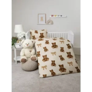 Mušelínové povlečení do postýlky - Plyšoví medvídci Novinka