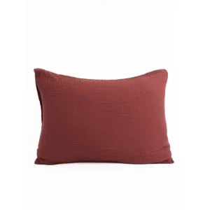 Mušelínový povlak na polštář 50 x 70 cm - Alexia tmavá terakota Víkendová Akce