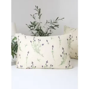 Mušelínový povlak na polštář 50 x 70 cm - Levandule 02 Výprodej