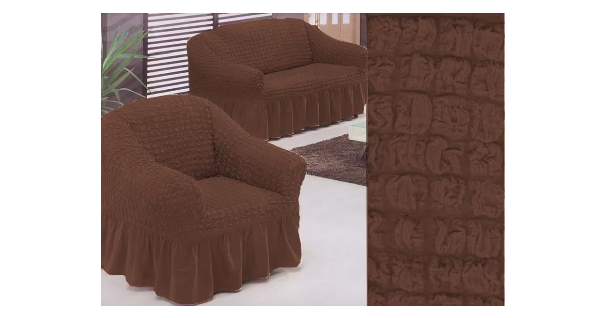 Rychlé Dodání NAPÍNACÍ POTAH NA DVOJKŘESLO Butterfly - tmavě hnědý
