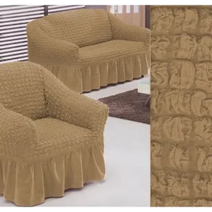 Vysoce Kvalitní NAPÍNACÍ POTAH NA KŘESLO Butterfly - světle hnědý