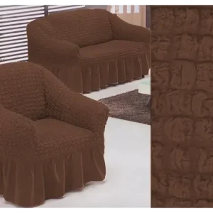 NAPÍNACÍ POTAH NA KŘESLO Butterfly - tmavě hnědý Expresní Doručení