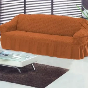 NAPÍNACÍ POTAH NA POHOVKU třímístný - skořicový Akční Nabídka