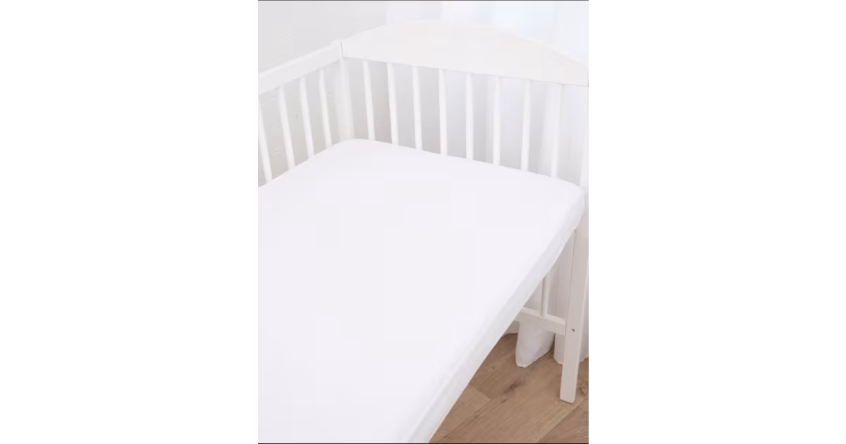 Cenově Výhodný Nepropustné prostěradlo mikroplyš 60 × 120 cm - bílé