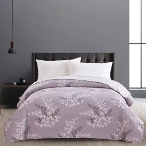 Must-Have Oboustranný přehoz na postel - Calluna šedý 220x240cm