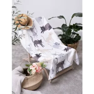 Expresní Doručení Osuška 90 x 170 cm - Kočičky