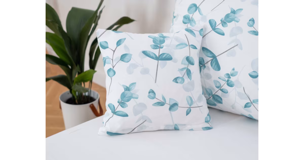 Nová Kolekce Povlak Mako jersey 40 × 40 cm – Eukalyptus