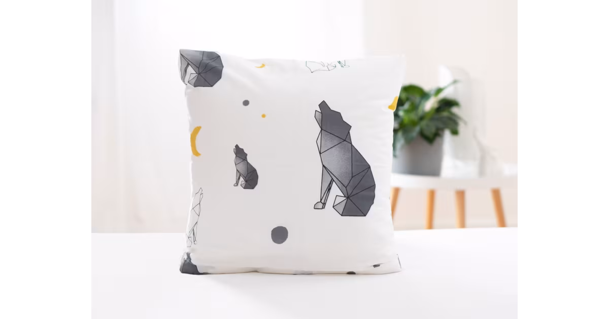 Časově Omezené Povlak Mako jersey 40 × 40 cm – Vlci