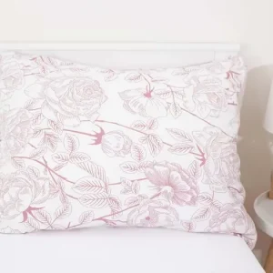 Povlak Mako jersey 70 × 90 cm – Emilie starorůžové Bezpečná Platba