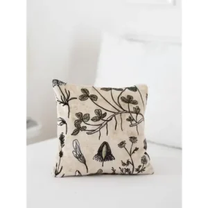 Povlak na polštář mikroplyš 40 x 40 cm - Herbář béžový Akční Cena