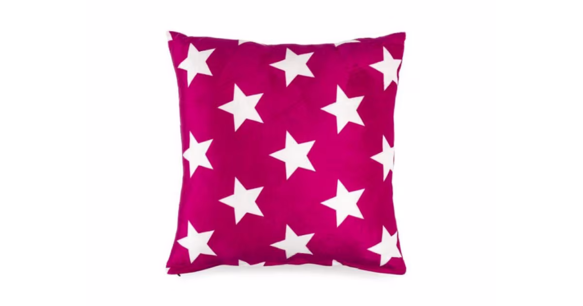 Nízká Cena POVLAK NA POLŠTÁŘ mikroplyš 40×40cm Stars růžová